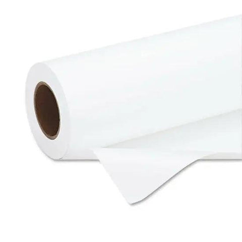 GF Concept 201 Matte White Vinyl 30" x 150' Clear Perm Adhesive 3.4 Mil