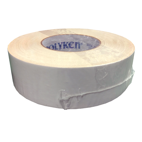 White Cloth Tape 4" x 60yd Roll Solvent Resistant