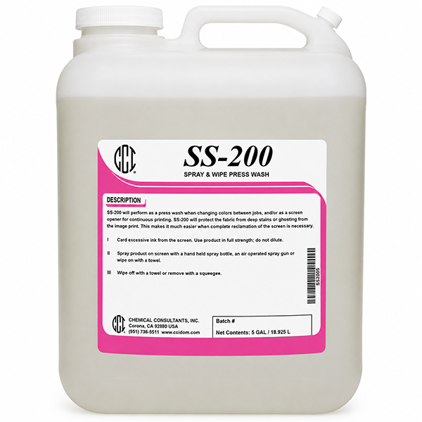 CCI SS-200 Graphic Press Wash - 5 Gallon