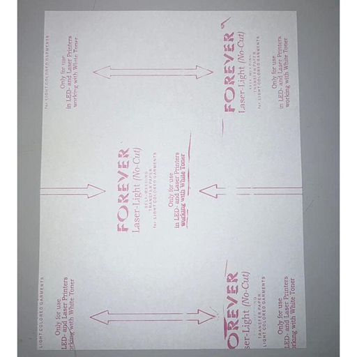 Forever Laser-Light Transfer Sheets 8.5" x 11" 100count/Pack