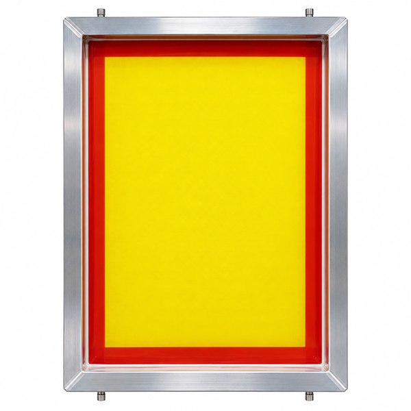 GSF Elite 23" x 31" 157/48 Thin Thread Yellow Mesh Alum Frame W/ MHM Pins