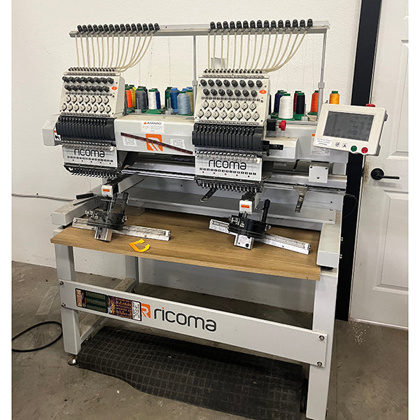 Used - Ricoma 2 Head Embroidery Machine