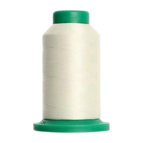 Isacord 0101 Eggshell Embroidery Thread 5000M