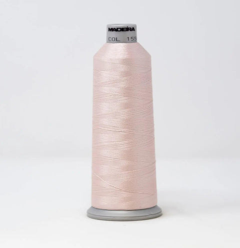 Madeira Polyneon 1554 Beige Pink Embroidery Thread 5500 Yards
