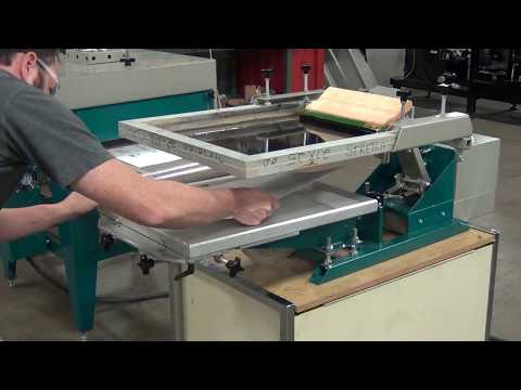 AWT Screen-Eze Table Top Press Video